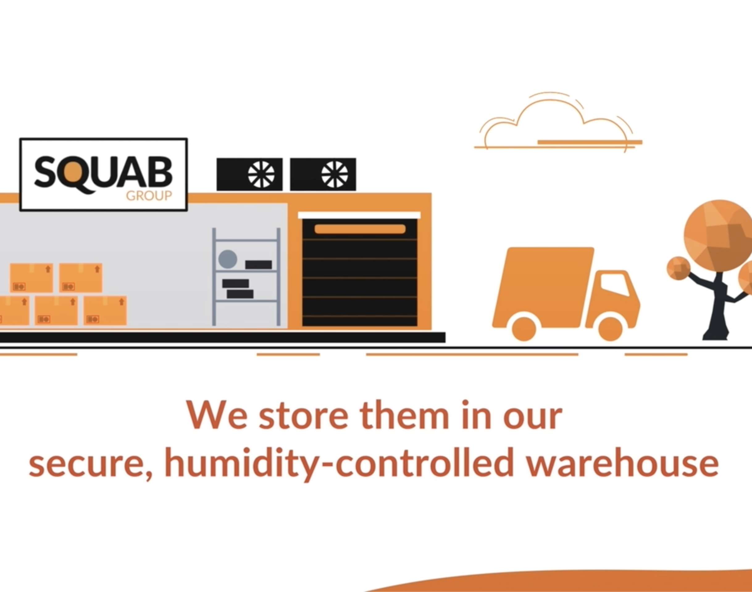 Squab Case Study Image - We store them in our secure, humidity-controlled warehouse